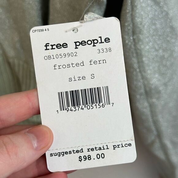 NWT Free People Women’s Sparkle Sweater - Picture 3 of 5